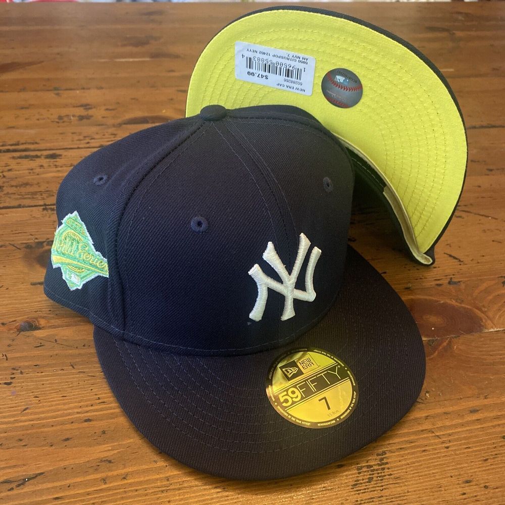 New Era NY New York Yankees 1996 World‎ Series Citrus Pop 59Fifty Patch Hat 7